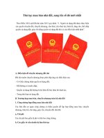 thu tuc xin cap so do va sang ten so do