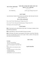 quyet dinh 619 qd ttg quy dinh ve xay dung xa phuong thi tran dat chuan tiep can phap luat