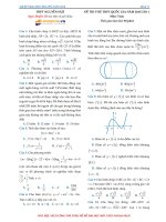 Đề thi thử môn Toán 2018 lần 1 trường THPT Nguyễn Huệ – Ninh Bình