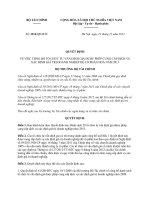 Quyết định 3216 2012 QĐ-BTC - Công bố tổ chức tư vấn định giá được phép cung cấp dịch vụ xác định giá trị doanh nghiệp để cổ phần hóa năm 2013