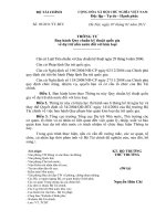 Thông tư số 02 2011 TT-BTC: Ban hành Quy chuẩn kỹ thuật quốc gia về dự trữ nhà nước đối với kim loại