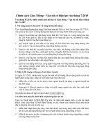 Chính sách Giao thông - Vận có hiệu lực từ 07 2015 - Chính sách mới về Giao thông vận chinh sach gtvt