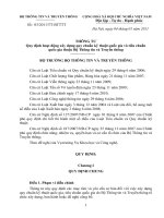 Thông tư số 03 2011 TT-BTTTT - Quy định hoạt động xây dựng quy chuẩn kỹ thuật quốc gia và tiêu chuẩn quốc gia thuộc Bộ Thông tin và Truyền thông