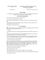 Quyết định 50 2013 QĐ-TTg - Phê duyệt Nhiệm vụ quy hoạch chung xây dựng Khu kinh tế cửa khẩu Long An, tỉnh Long An đến năm 2030