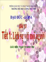 Bài 10. Lịch sự với mọi người
