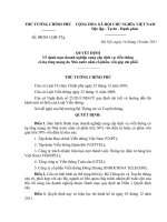 Quyết định số 55 2011 QĐ-TTG về danh mục doanh nghiệp cung cấp dịch vụ viễn thông có hạ tầng mạng do Nhà nước nắm cổ phần