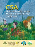 CSA Thực hành nông nghiệp thông minh với khí hậu ở Việt Nam