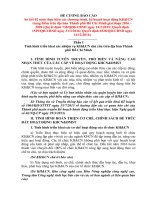 ĐỀ CƯƠNG BÁO CÁO Sơ kết 2 năm thực hiện các chương trình, kế hoạch hoạt động KH&CN trọng điểm trên địa bàn TP Hồ Chí Minh giai đoạn 2016 –2020