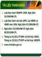 hệ thống văn bản quản lý hành chính nhà nước 