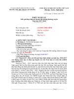 Kết quả thực hiện kế hoạch bồi dưỡng thường xuyên  năm học 2017 2018