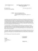 Công văn 2849 BGTVT-VP - Thái độ và chất lượng phục vụ hành khách trên chuyến bay và tại cảng hàng không