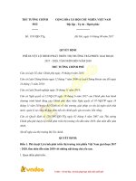 quyet dinh 1191 qd ttg ve lo trinh phat trien thi truong trai phieu giai doan 2017 2020