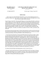 Thông báo 161 2012 TB-BTTTT - Kết luận của Thứ trưởng Trần Đức Lai tại cuộc họp Ban Quản lý Chương trình mục tiêu quốc gia