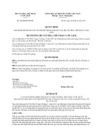 Quyết định 458 2013 QĐ-BVHTTDL - Kế hoạch cải cách hành chính năm 2013 của Bộ Văn hóa, Thể thao và Du lịch