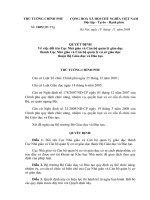 Quyết định số 1685 QĐ-TTG - Về việc đổi tên Cục Nhà giáo và Cán bộ quản lý giáo dục thành Cục Nhà giáo và Cán bộ quản lý cơ sở giáo dục thuộc Bộ Giáo dục và Đào tạo