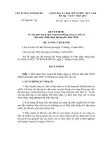 Quyết định số 346 QĐ-TTG - Về việc quy hoạch hệ thống cảng cá, bến cá đến năm 2020, định hướng đến năm 2030