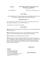 Quyết định số 1878 QĐ-BYT - Kế hoạch triển khai chiến dịch tiêm vắc xin Sởi - Rubella (MR) trong Tiêm chủng mở rộng
