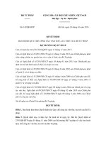 quyet dinh 142 qd btp ban hanh quy che cong tac van thu luu tru