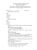 Mẫu hợp đồng cộng tác viên kinh doanh - Hợp đồng lao động cộng tác viên kinh doanh HD CTV kinh doanh