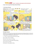 giai bai tap sgk tieng anh lop 4 chuong trinh moi unit 6 ws your school