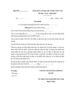 mau to trinh xin kinh phi hoat dong