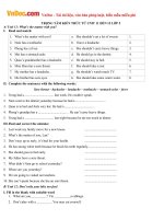 trong tam kien thuc tu unit 11 den unit 15 mon tieng anh lop 5