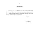 Quản trị chuỗi cung ứng tại công ty cổ phần đầu tư và phát triển An Thái