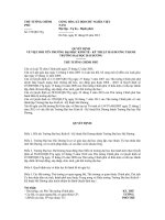 Quyết định 378 QĐ-TTg - Về việc đổi tên trường Đại học Kinh tế - Kỹ thuật Hải Dương thành trường Đại học Hải Dương