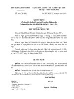 Quyết định số 844 QĐ-TTG - Về việc phê chuẩn kết quả miễn nhiệm Thành viên Ủy ban nhân dân tỉnh Đắk Lắk nhiệm kỳ 2004 - 2011