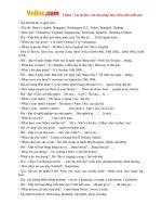 nhung chu diem ngu phap tieng anh lop 5 can nho