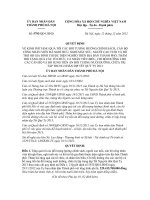 Quyết định 5793 2012 QĐ-UBND - Kinh phí tặng quà tới đối tượng hưởng chế độ, chính sách trên địa bàn Thành phố Hà Nội.