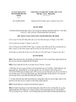 Quyết định 341 2013 QĐ-UBND - Danh mục số 2 cơ quan thuộc nguồn nộp lưu tài liệu vào Lưu trữ lịch sử thành phố Hồ Chí Minh