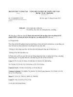 Công văn 3125 BGDĐT-CNTT - Danh sách máy tính cầm tay được đem vào phòng thi