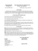 QUẢN LÝ SỬ DỤNG NGUỒN VỐN NGÂN SÁCH ĐỊA PHƯƠNG ĐỂ CHO VAY ĐỐI VỚI NGƯỜI NGHÈO VÀ CÁC ĐỐI TƯỢNG CHÍNH SÁCH KHÁC TRÊN ĐỊA BÀN TỈNH PHÚ YÊN