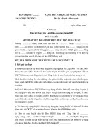 bao cao tong ket thuc hien luat dan quan tu ve