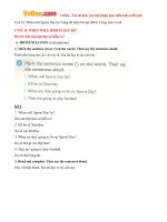 giai bai tap sbt tieng anh lop 5 chuong trinh moi unit 10 when will sports day be