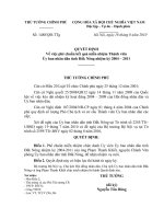 Quyết định số 1488 QĐ-TTG - Về việc phê chuẩn kết quả miễn nhiệm Thành viên Ủy ban nhân dân tỉnh Đắk Nông nhiệm kỳ 2004 - 2011