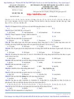 [DeThiThu.Net]De thi thu mon Hoa THPT Yen Lac Vinh Phuc 2018 lan1