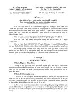 Thông tư số 74 2011 TT-BNNPTNT - Thông tư quy định về truy xuất nguồn gốc, thu hồi và xử lý thực phẩm nông lâm sản không bảo đảm an toàn