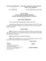 Quyết định số 1706 QĐ-TTG - Về việc bổ nhiệm ông Nguyễn Hoài Dương giữ chức Phó Tổng Giám đốc Thông Tấn xã Việt Nam