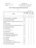 mau bao cao ket qua hoat dong kinh doanh