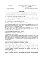 Nghị định 100 2012 NĐ-CP hướng dẫn Luật bảo hiểm xã hội về bảo hiểm thất nghiệp - Hướng dẫn về bảo hiểm thất nghiệp