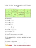 bo de thi violympic toan tieng anh lop 5 tat ca cac vong co dap an 1