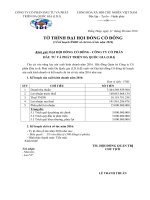 10. TO TRINH KE HOACH KINH DOANH VA CO TUC NAM 2016