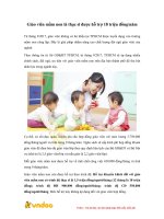 giao vien mam non la thac si duoc ho tro 18 trieu dong nam