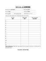 Mẫu sớ cầu an - Sớ cầu an mau so cau an