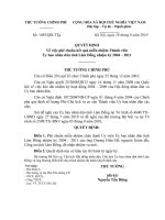 Quyết định số 1492 QĐ-TTG - Về việc phê chuẩn kết quả miễn nhiệm Thành viên Ủy ban nhân dân tỉnh Lâm Đồng nhiệm kỳ 2004 - 2011