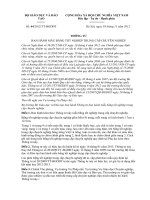 Thông tư 46 2012 TT-BGDĐT - Chương trình Bồi dưỡng nghiệp vụ sư phạm cho người tốt nghiệp đại học