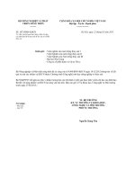 Công văn 1073 BNN-KHCN - Báo cáo kết quả thực hiện ý kiến chỉ đạo của lãnh đạo Bộ trong soát đề tài, dự án Công nghệ sinh học thủy sản