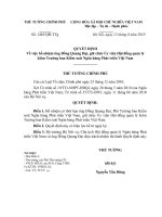 Quyết định số 1463 QĐ-TTG - Về việc bổ nhiệm ông Đồng Quang Đại giữ chức Ủy viên Hội đồng quản lý kiêm Trưởng ban Kiểm soát Ngân hàng Phát triển Việt Nam